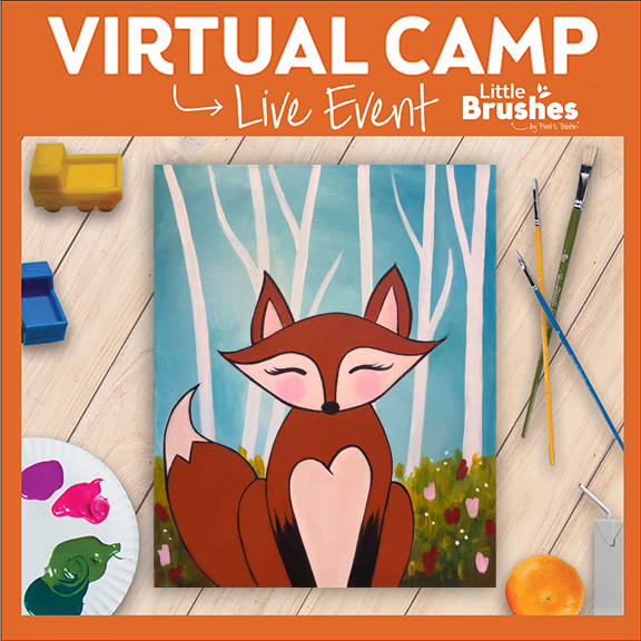 Little Brushes Painting Camp - Flora Fox